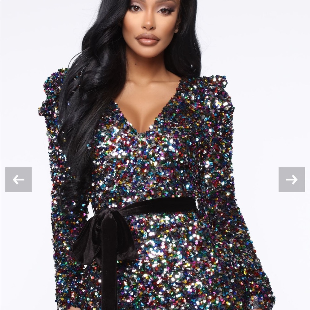 Live In The Spotlight Sequin Mini Dress